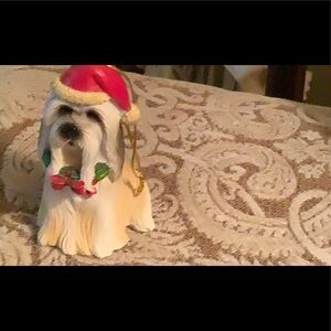 Lhasa apso Christmas ornament